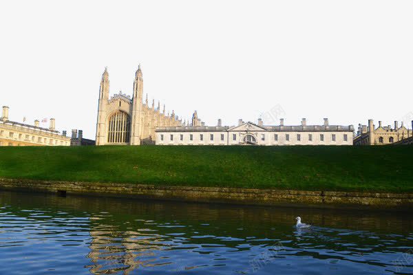 剑桥大学周边的河流png免抠素材_88icon https://88icon.com 河流 绿色 草坪 鸭子