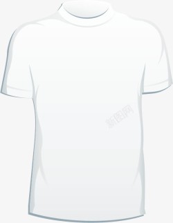 平面T裇素材纯白T恤衫高清图片