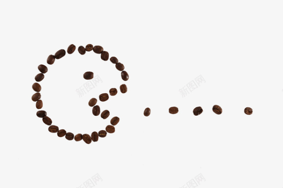咖啡豆图案图标图标