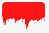 红色血液泼墨对话框素材