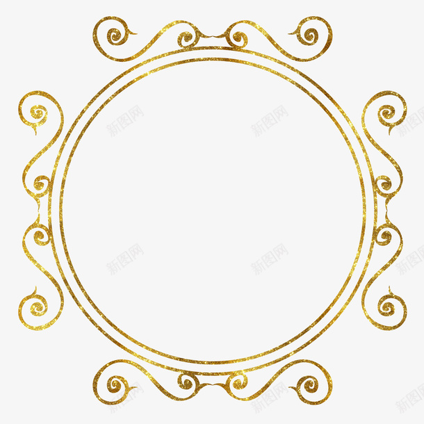 高端奢华大气潮流烫金边框图png免抠素材_88icon https://88icon.com 免抠图 大气 奢华 潮流 烫金 相框 花纹 边框 金色花纹 高端