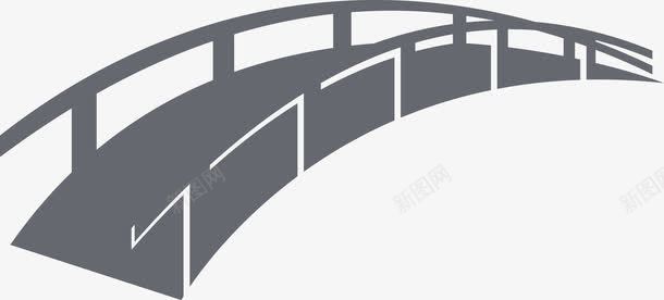 路桥扁平化桥图标图标
