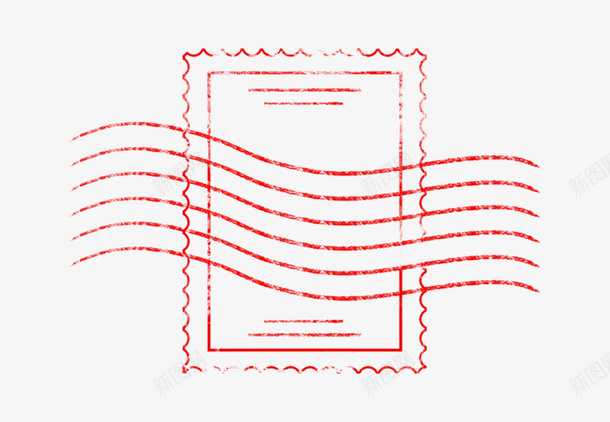 邮票红色装饰图案png免抠素材_88icon https://88icon.com 印章 标签 红色 装饰 邮戳 邮票 邮票红色
