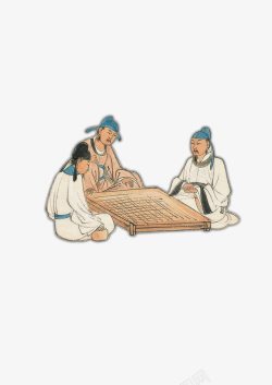 围棋象棋下棋素材