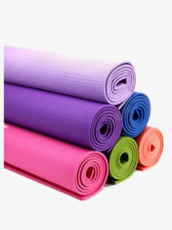 彩色瑜伽垫素材