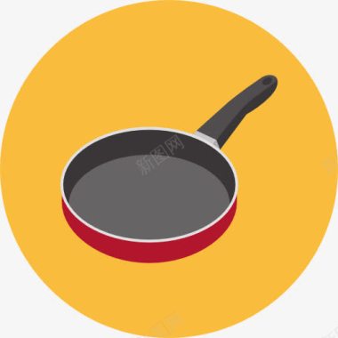 烹饪炒锅图标图标