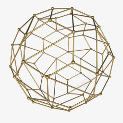 球形的个性立体几何素材