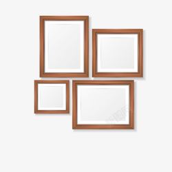 方形木质小棋盘卡通木纹方形欧式油画框高清图片