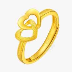 结婚广告黄金戒指高清图片