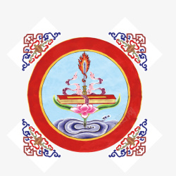 西藏传统西藏文化花纹特点高清图片
