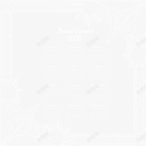 欧式复杂花纹边框2018年台历png免抠素材_88icon https://88icon.com 2018台历 2018年 2018年台历 台历 年历 日历 日历模板 欧式边框 花纹边框