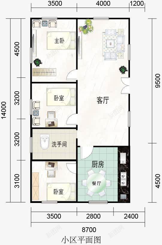 户型png免抠素材_88icon https://88icon.com 图纸 平面图 平面设计 户型图 户型图模板 房地产 房屋平面图 设计