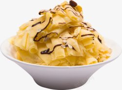 黄色冰沙沙冰冰淇淋高清图片