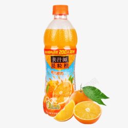 美汁源广告素材美汁源果粒橙产品图高清图片