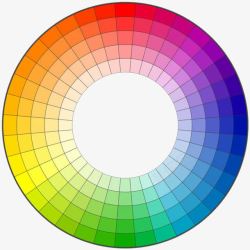 色彩构成素材色相环图高清图片