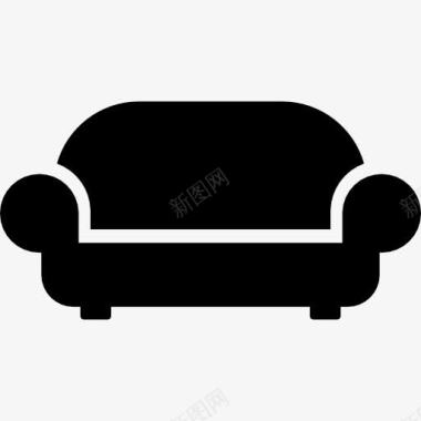 座椅景观家庭沙发图标图标