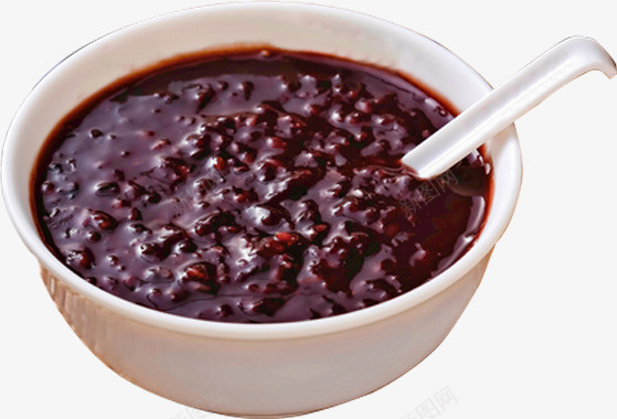 细密柔软红豆粥png免抠素材_88icon https://88icon.com 甜粥 粥 素粥 红豆