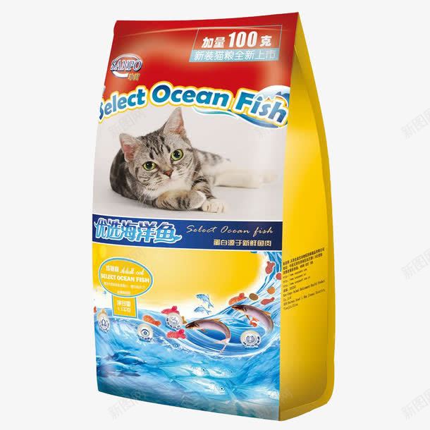 猫粮自立袋png免抠素材_88icon https://88icon.com 产品实物 卫生 宠物 干净 方便 猫粮 自立袋