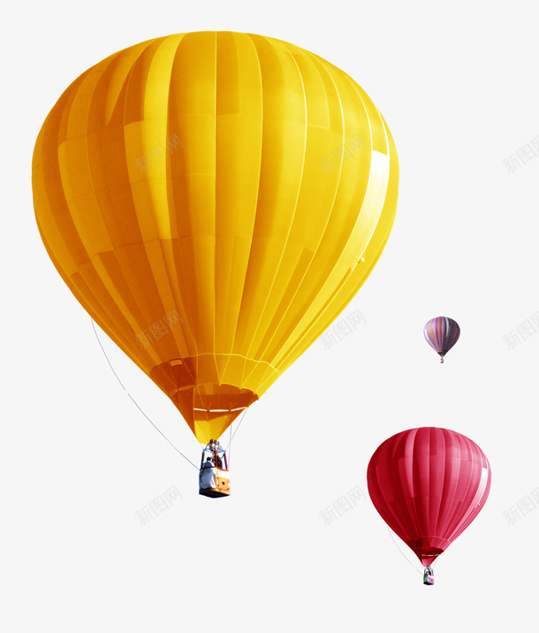 黄色简约热气球装饰图案png免抠素材_88icon https://88icon.com 免抠PNG 热气球 空气球 简约 装饰图案 黄色
