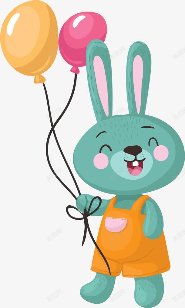 幼儿园小兔子png免抠素材_88icon https://88icon.com 兔宝宝 兔年 兔牙 卡通可爱 小兔 小兔子 小动物 幼儿园 气球 生肖 穿衣服的兔子
