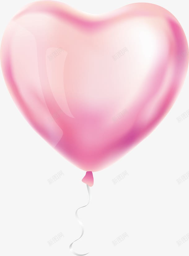 粉色浪漫气球爱心装饰图案png免抠素材_88icon https://88icon.com 免抠PNG 气球 浪漫 爱心 粉色 装饰图案