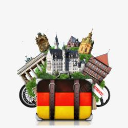 欧洲风景游玩德国著名建筑高清图片