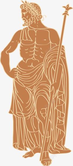 欧式女士浴衣欧式罗马文化矢量图高清图片