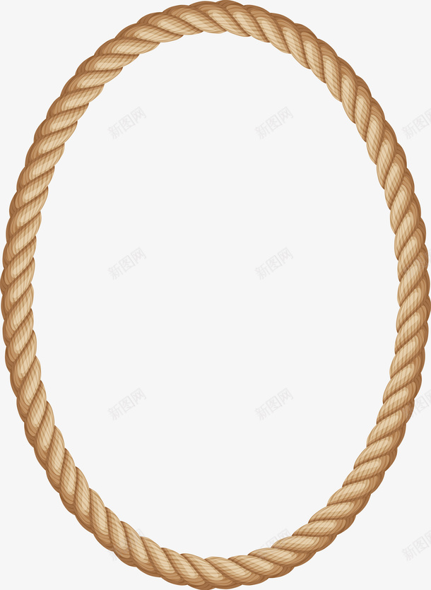 黄色编织麻绳圆圈png免抠素材_88icon https://88icon.com 圆圈标志 拧成一股绳 粗绳标志 编织绳 装饰图案 长绳子 麻绳 黄色绳子