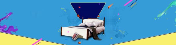 家居banner背景图背景