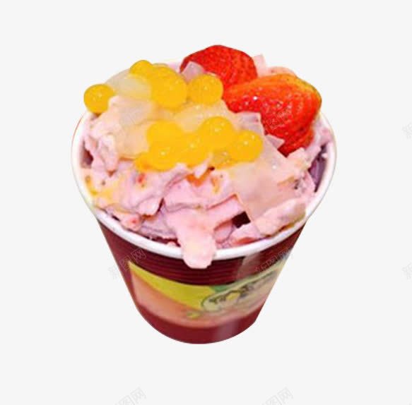 草莓炒酸奶png免抠素材_88icon https://88icon.com 冰 炒酸奶 美食 草莓 酸奶