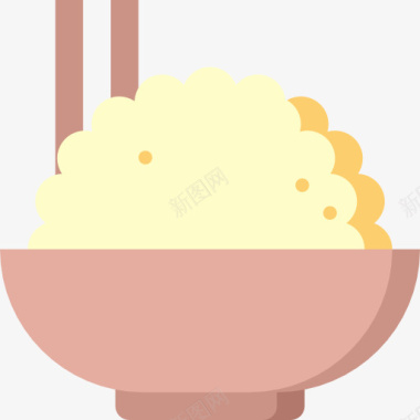 大米饭免抠简约米饭标图标图标
