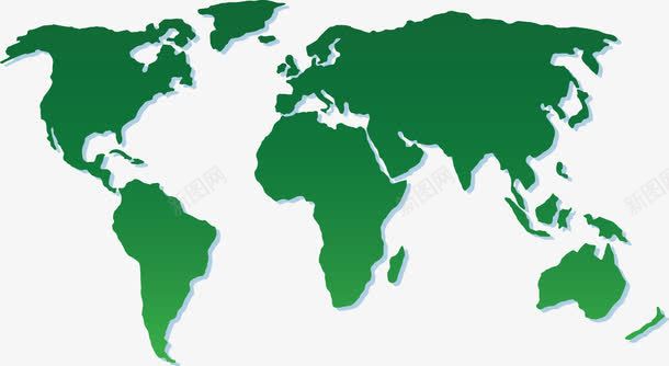 渐变绿色世界地图矢量图ai免抠素材_88icon https://88icon.com 世界地图 地图 旅游地图 渐变色 矢量png 绿色地图 矢量图