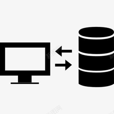 数据库接口数据交换接口的符号图标图标