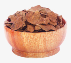 木碗里的干烟叶碎屑实物素材