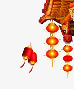 国庆节庆典节日红灯笼高清图片