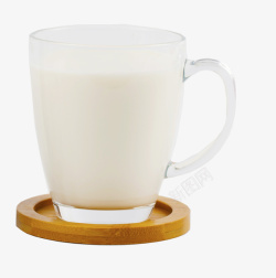 牛奶装饰一杯牛奶高清图片