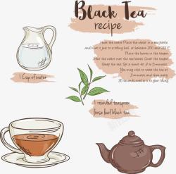茶水菜单素材