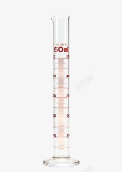 50ml化学实验室量筒高清图片
