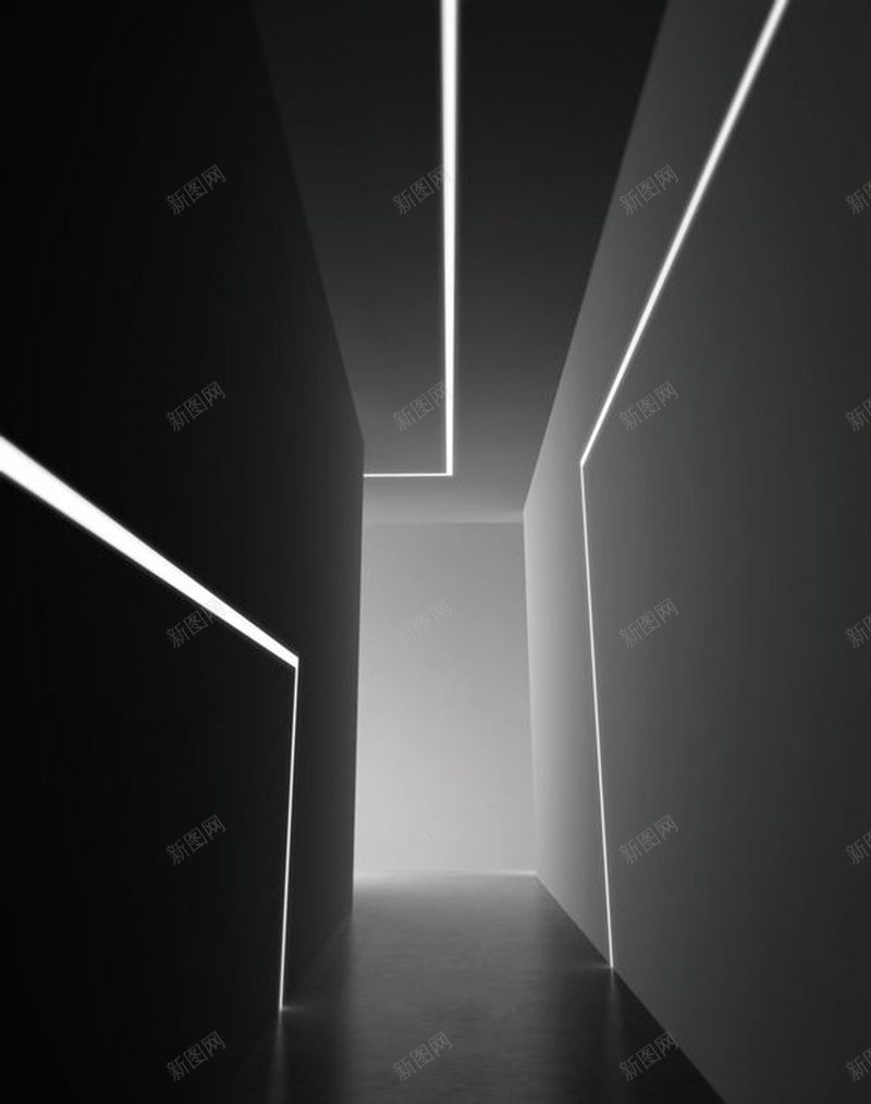 黑色空间感室内走廊建筑背景jpg设计背景_88icon https://88icon.com 室内 家装 建筑 空间感 艺术 走廊 黑色