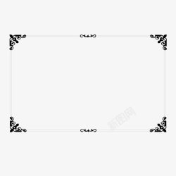 合格证边框素材