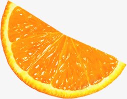 橙子瓣鲜榨果汁素材