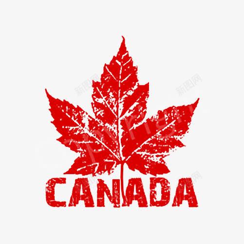 加拿大红色标志png免抠素材_88icon https://88icon.com CANADA 免抠素材 印章 大红 枫叶 淘宝详情素材 红色