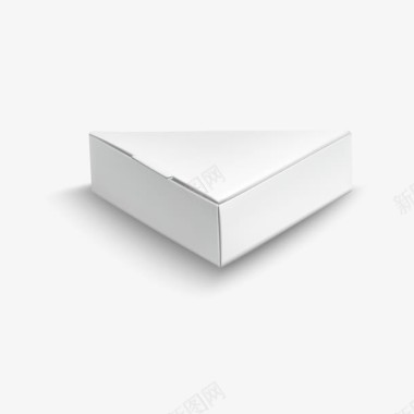 创意白色空白纸盒图标图标