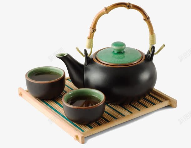 套装茶具png免抠素材_88icon https://88icon.com 古代风 家居 用具 茶具 验货