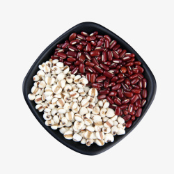 薏米加工红豆薏米食材高清图片