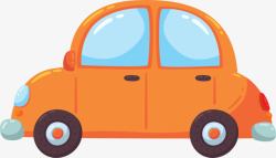 越野玩具小汽车橙色卡通玩具汽车高清图片