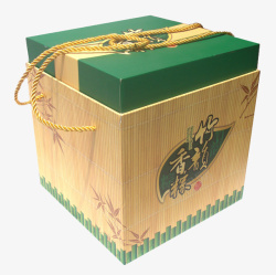 定安粽子包装简约的粽子礼品盒高清图片