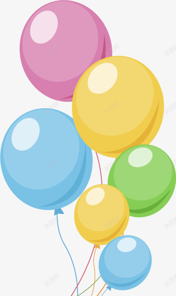 儿童节纯色的气球png免抠素材_88icon https://88icon.com 一串气球 一堆气球 儿童节 大串气球 童趣 纯色的气球