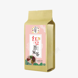 薏米加工一包红豆薏米茶高清图片