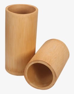 实物沥水竹筷子筒素材